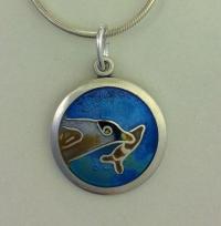 Bird and fish pendant