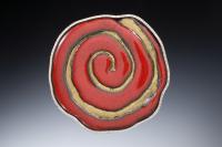 &amp;quot;Red Spiral&amp;quot; - pin/pendant