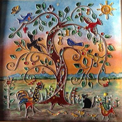 tree of life with cat