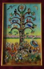 tree of life with rooster