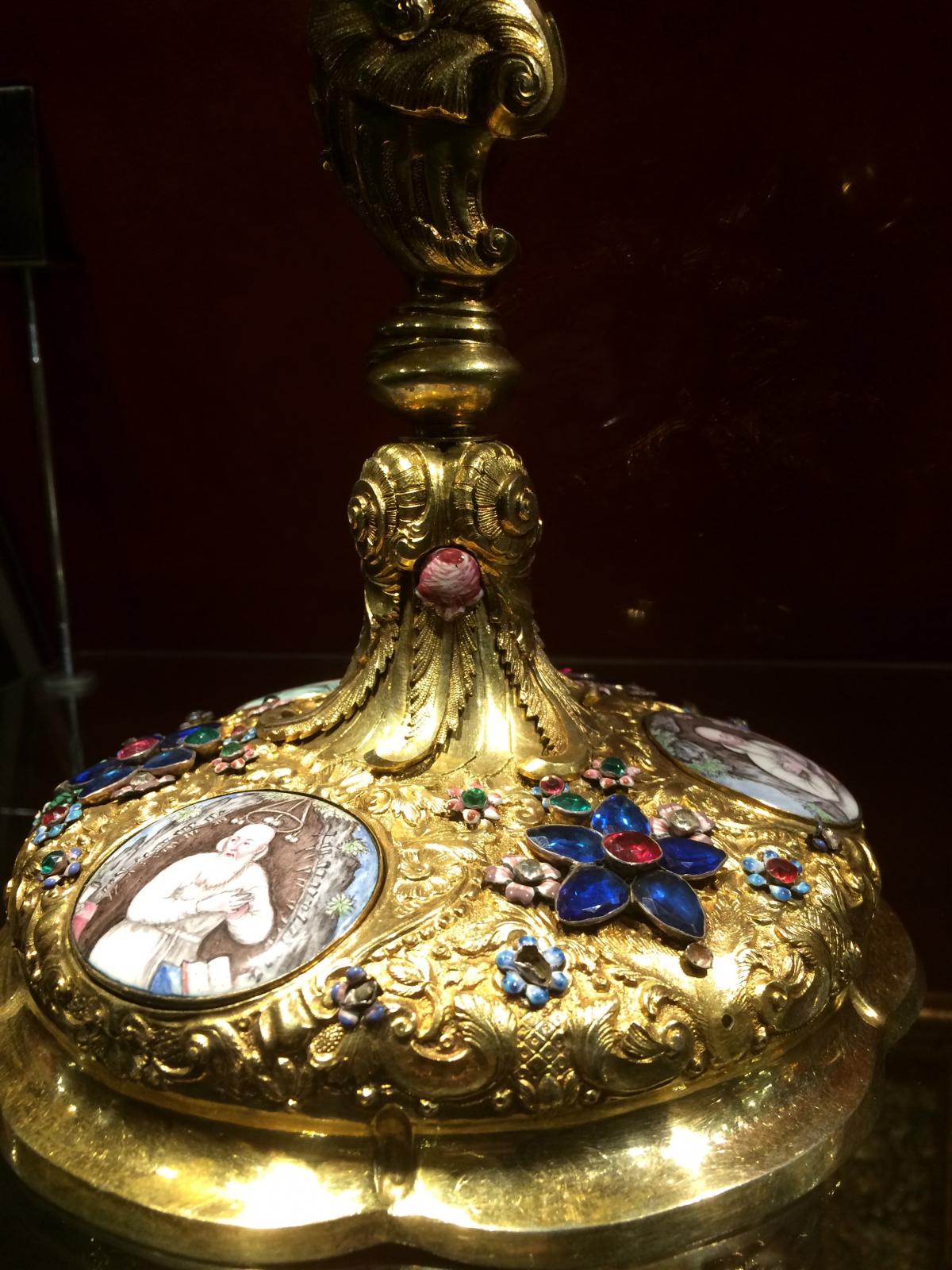 Gold Chalice with Limoges