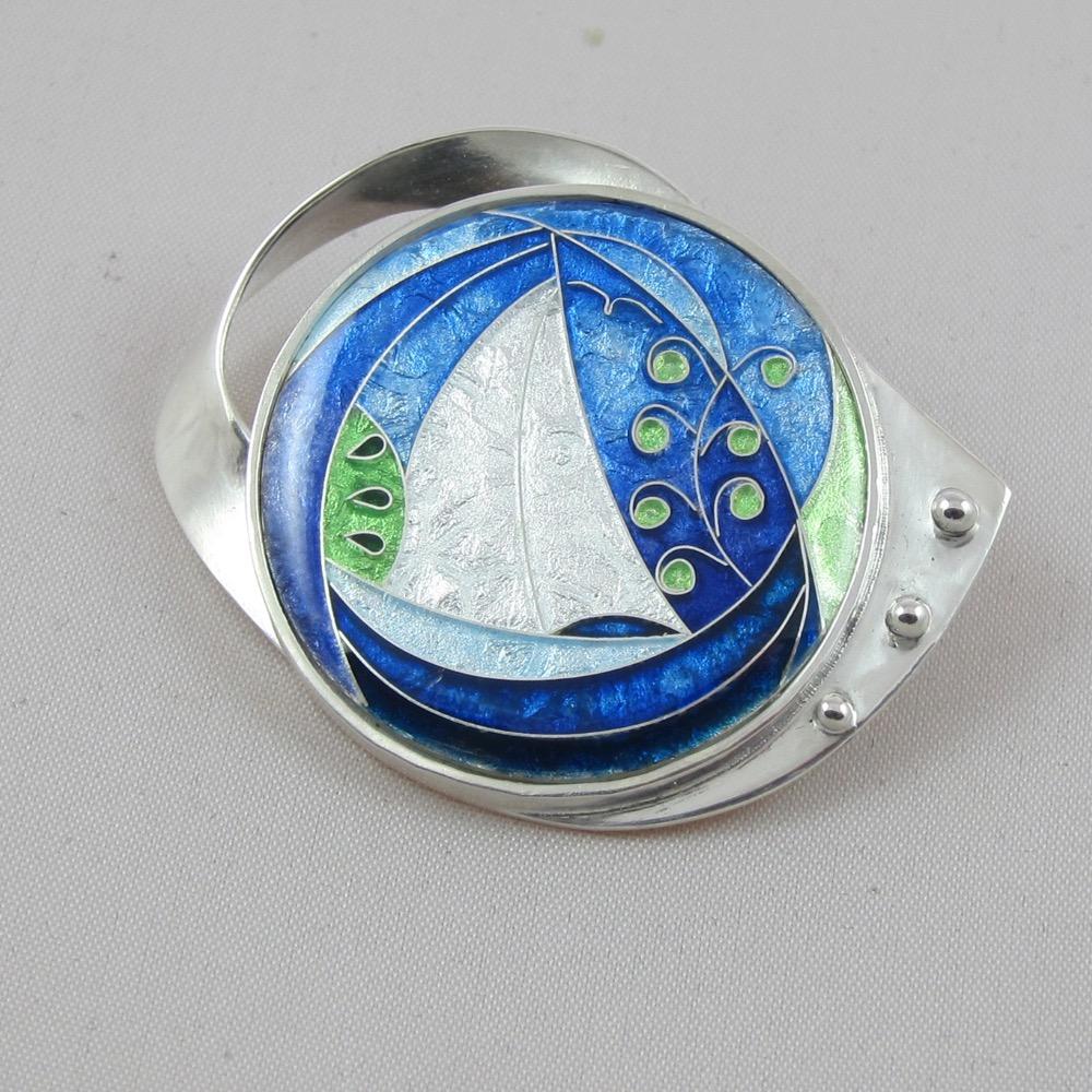 New Zealand Yachting Brooch