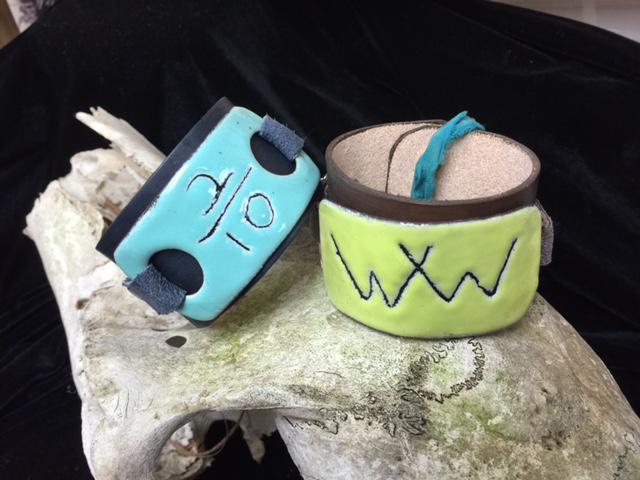 Sgraffito Graffiti Bracelets