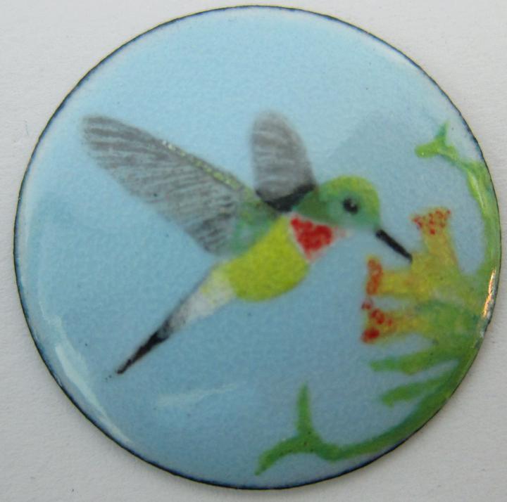 30mm diameter Humming bird