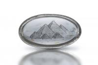 Egyptian pyramids (brooch/pendant)