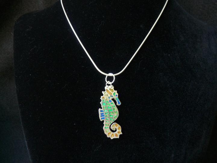 seahorse pendant