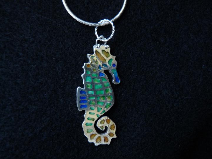 seahorse pendant