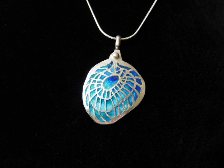 peacock pendant