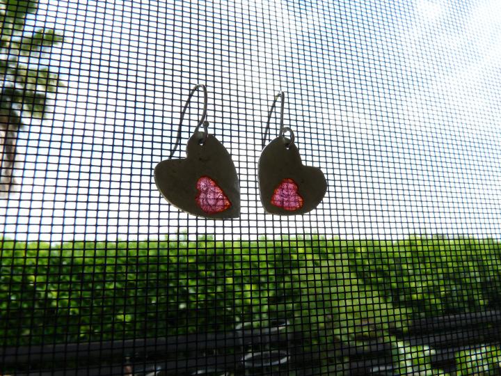 heart earrings