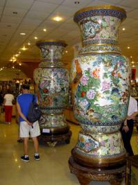 vaso gigante - giant vase cloisonné, cina