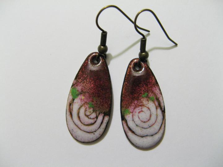 scraffito earrings