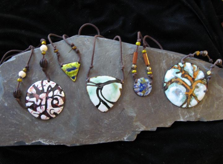 Selection of pendents.