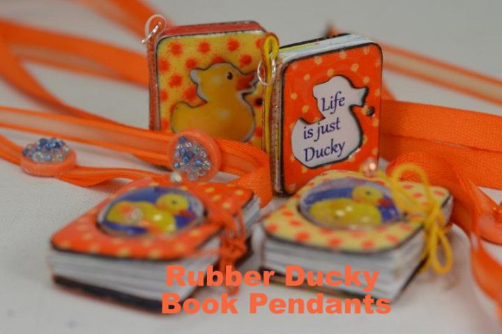 Rubber Ducky Book Necklaces