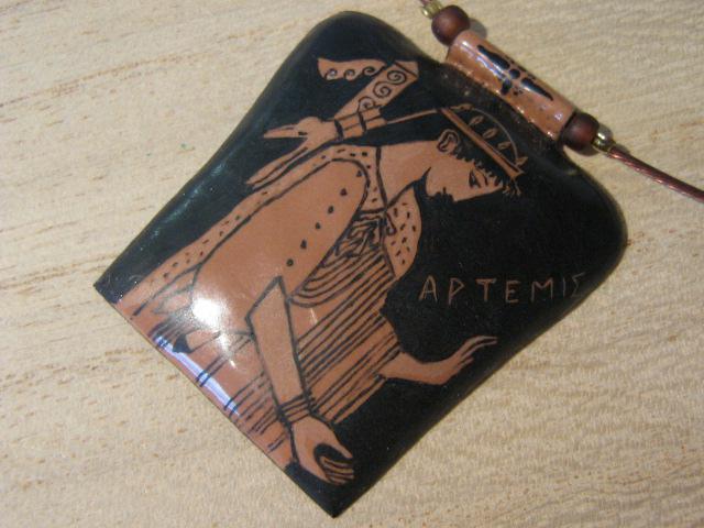 Red-figure style Artemis