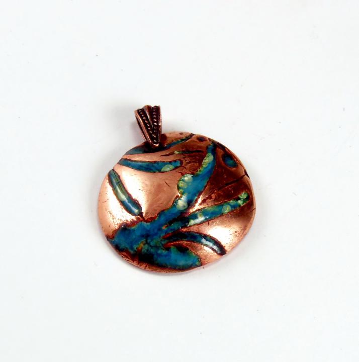 enamel on copper clay