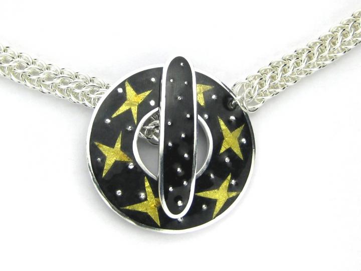 Starry Night toggle pendant by Alison Boyce