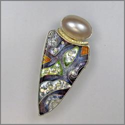 'watercourse' brooch