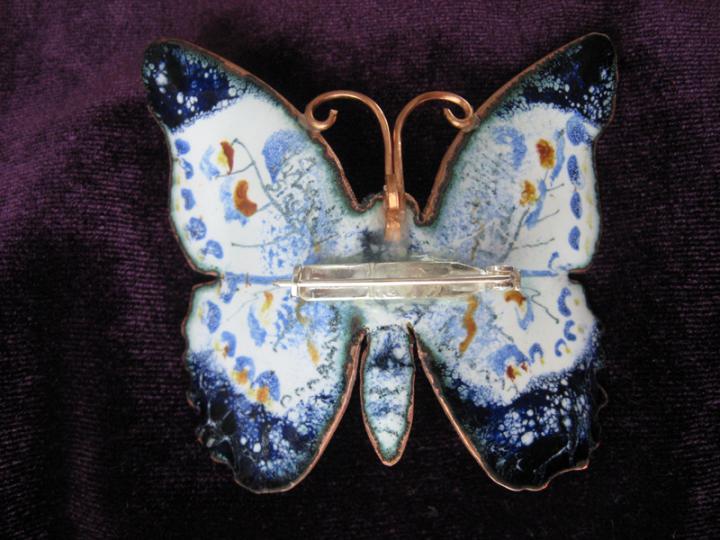 Champleve Butterfly Back