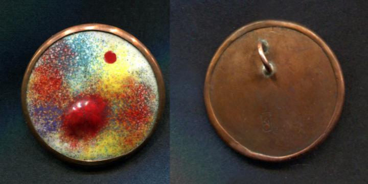 Small Enamel Pendant