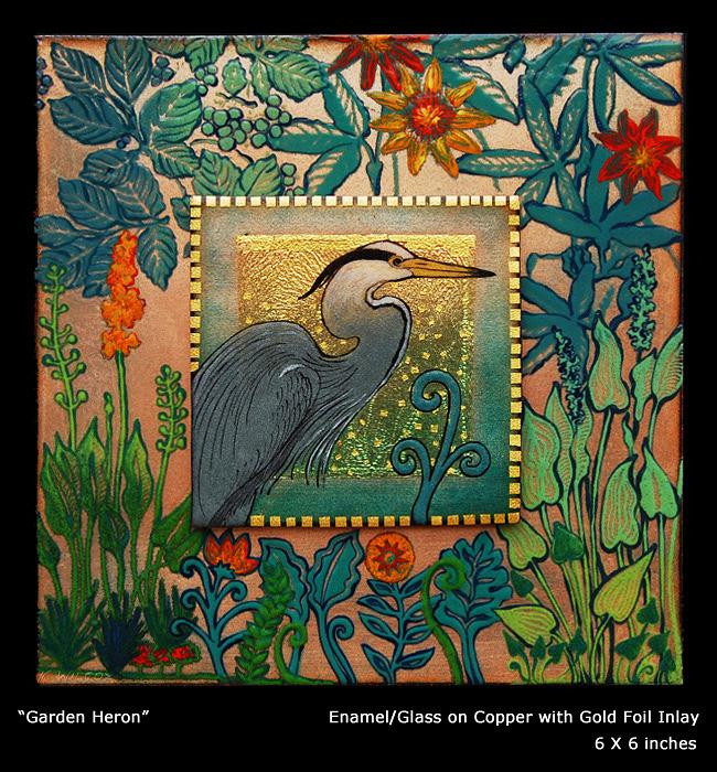 Garden Heron Quilt