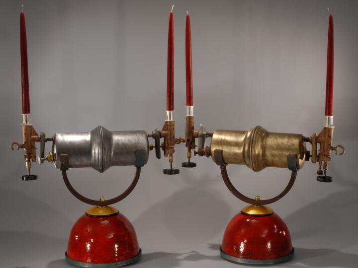 TWo candelabras