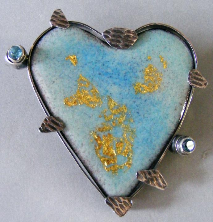 Blue Sapphire Heart