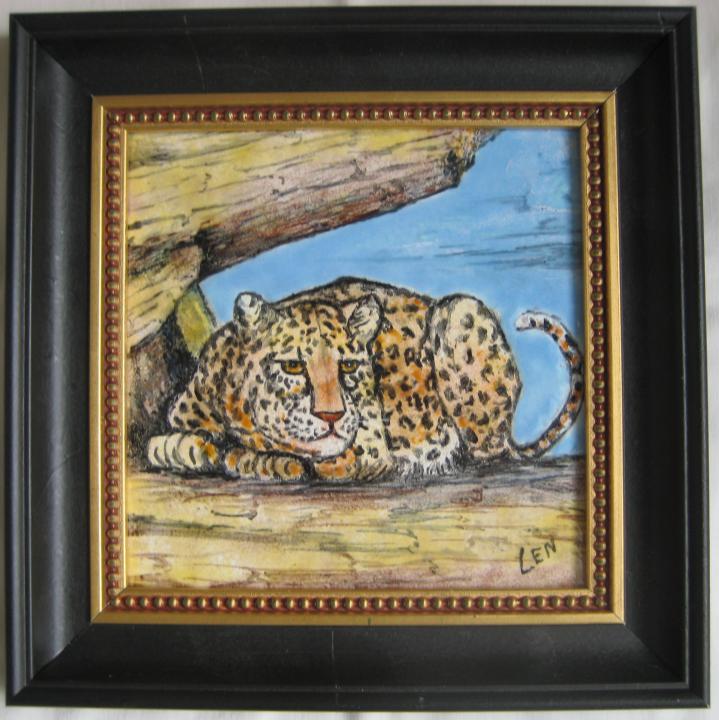 Enamel Leopard