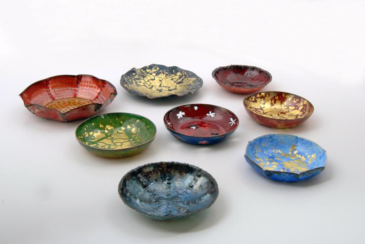 enameled dishes