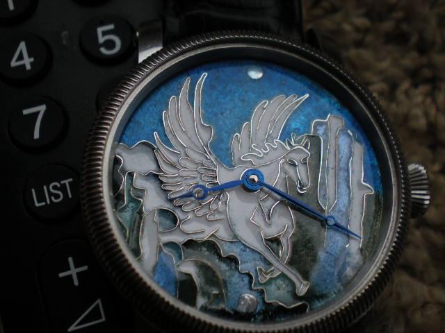 Pegasus - watch dial.