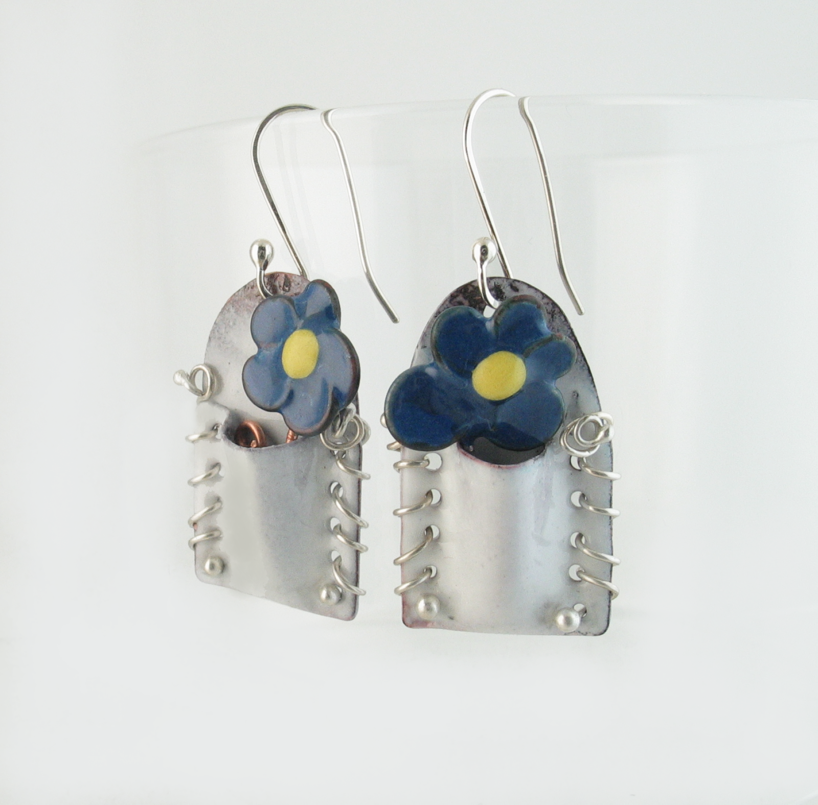 Forget Me Not Pocket Posy Earrings